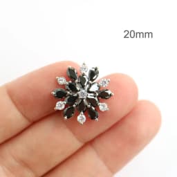 5pc Luxury Crystal Buttons Rhinestone Cubic Zirconia Button for Clothes Decorative CZ Sewing Cashmere Knit Cardigan