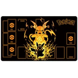 Kanto Starters Elemental TCG Playmat Non-slip Rubber Desk Mat