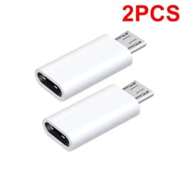 10-1Pcs Type C Male To Micro USB Female Adapter OTG Converter Micro-B To USB-C Connector Phone Charger Cable Adapter For Samsung