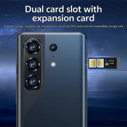 K-Touch Mobile Phones C26 Ultra Smartphone Android 5G 7.3 HD Cell Phone 22GB 2TB 7800mAh Octa Core Unlock Dual SIM 16+48MP Camera Global Version Cellphones