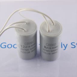 450V 3UF 4UF 5UF 6UF 8UF 10UF 12UF 15UF 18UF 20UF 25UF 30UF 35UF 40UF 45UF 50UF Motor Run Capacitors CBB60 Spade Tabs 450VAC