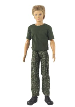 1 Set Doll Clothes Outfit for 12 inch Ken Doll Many Style for Choice A02