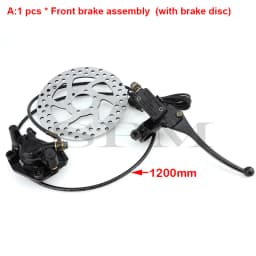 Citycoco Electric Bicycle Electric Scooter Front and Rear Brake Assembly Brake Handle disc Brake Applicable For Harley China