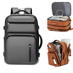 Commuter Laptop Backpack, Expandable, Waterproof Business Casual Backpack, 15.6 Inches, Large Capacity Travel Backpack