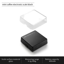 Bincoo electronic coffee scale Italian coffee bean weighing smart hand made mini professional coffee scale coffee equipment Hot