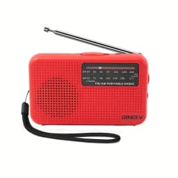 Mini Portable Radio AM FM Battery Powered Longest Lasting Best Reception with Headphone Jack for Running Walking Emergency Use