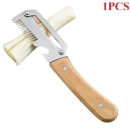 Multifunctional 3-in-1 Stainless Steel Peeler Durable Kitchen Peeling Tool for Slicer Vegetable Fruit Peeler with Bottle Opener