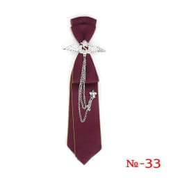 Retro Fabric Ribbon Rhinestone Black Bow Tie Collar Bowkont Cravat School Girl Boys Gifts for Women Clothing Jewelry Accessories