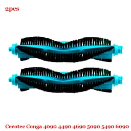For Cecotec Conga 4090 4490 4690 5090 5490 6090 Robot Vacuum Cleaner Side / Soft Roller Brush Mop Cloth Rags Wheel Accessories