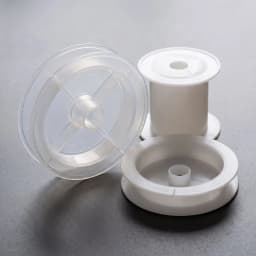 1Pcs White Empty Plastic Spools Bobbin Winding Reels for Jewelry Making Cord Rope DIY Handwork Craft Accessories Wholesale