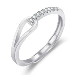 Original 925 Sterling Silver Ring High Quality Adjustable Opening AAA Zircon for Women Wedding Fine Fashion Jewelry Gift
