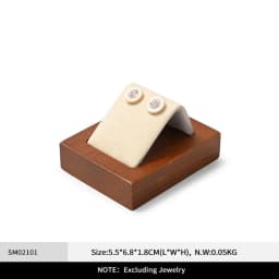 Oirlv Solid Wood Jewelry Tray Bracelet Ring Display Props Sets Jewelry Organizer Holder Necklace Display Stand Jewelry Plate