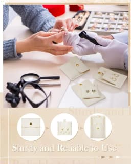 Jewelry Packaging Bag for Bracelet, Necklace, Ring, Earring Storage, Travel Package Bags, 20 Sets