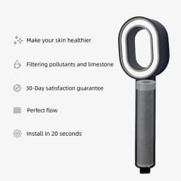 Filter Showerhead High Pressure Shower Head Water Saving Filtration Purification International Students Bathroom Accessories