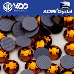 VDD Multi-color ACME+Series Top Quality Glass Hot-Fix Rhinestones Crystal AB Flatback Glitter Strass Stones For Fabric Garment
