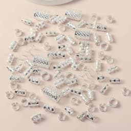 90pcs Hollow Out Hair Ring,Dreadlocks Beads Hair Braid Rings Clips Dread Locks Hair Braiding Metal Cuffs Decoration/Accessories
