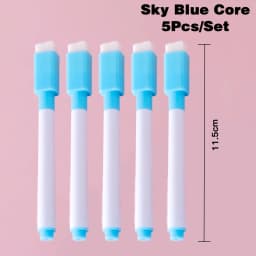 5Pcs/Set Erasable Whiteboard Marker Pen Colorful White Board Pen Graffiti Color Pen Office School Art Marker Stationery
