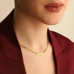 Stainless Steel Cuban Chain Customized Name Necklaces For Women Men Fashion Jewelry Personalized Nameplate Pendant Necklace