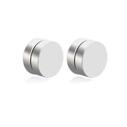 Punk Titanium Steel Men Strong Magnet Magnetic Ear Clip Stud Set No Piercing Earring For Girlfriend Boyfriend Lover Jewelry Gift