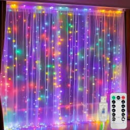 Remote Control USB Fairy Lights 3 4 6 Meters LED Curtain String Lights for Christmas Home Bedroom Decoration Festive Party