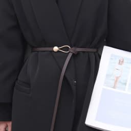 Korean Knotted Belt for Women Simple PU Leather Thin Waistband Luxury Female Lady Coat Dress Decor Waist Strap