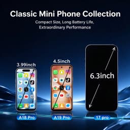 2026 New ONEMYTH Orange A18 Pro&A19 Pro, 3.99″/4.5″, 2000mAh Battery, 4G Network Dual SIM Cards, mini Smartphone