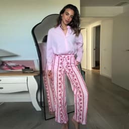 Casual Stripe Contrast Women's Pants Loose Zipper Button Pocket Wide Leg Female Pant 2026 Spring Summer Lady All-match Trousers