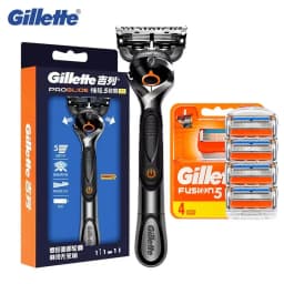 Gillette Fusion 5 Proglide Power Razor for Man Manual Shaver Flexball Beard Precision Clean Safety Straight Shaving Machine