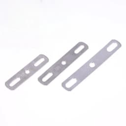 1Pc 304 Stainless Steel Thickened Double Hole Straight Flat Gasket - Bolt Fastening Blocking Plate Hardware Accessory