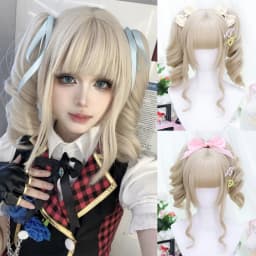 OLACARE Long Body Wave Black Brown Purple Cosplay Wigs Heat Resistant Synthetic Wigs Middle Part Natural Lolita LM Wigs Women