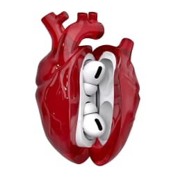 For AirPods Pro 3 Heart-Shaped Liquid Silicone Case, Cute Soft Protective Cover with Anti-Slip Design