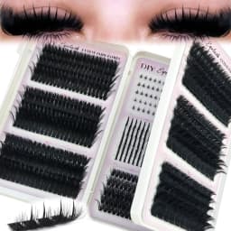 Large Capacity Eyelash Book 5D Fluffy 60D-300D Eyelash Bundle Mange Eyelash Nail Effect Fairy Anime Eyelashes Multiple Mixed Sty