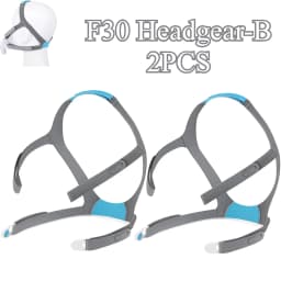 Adjustable Soft Headgear Strap for AirFit F30 Full Face CPAP Mask Replacement Headgear Magnetic Clip for Comfortable Secure Fit