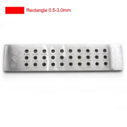 Carbide Tungsten Drawplates for Pulling Wire Round Rectangle Hexagon Square Semicircle Shape Jewellery Tools
