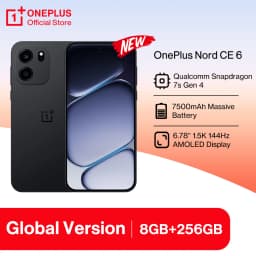 World Premiere OnePlus Nord CE 6 Global Version Smartphone 6.78'' 1.5K AMOLED 144Hz Display Snapdragon 7s Gen 4 7500mAh Battery