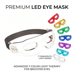 Eye Massager 7 Color LED Red light Remove Eye Bags Dark Circles Puffiness Hot Compress Eye Relieve Eye Fatigue Home Use