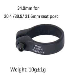 ELITAONE Carbon Seat Post Clamp 31.8/34.9mm Light MTB/Road Bike Seatposts Clamps