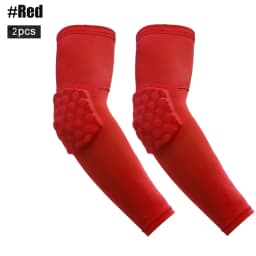 1Pcs/2Pcs Elbow Pads, Basketball Shooter Sleeves, Collision Avoidance Hex Padded Elbow for Volleyball Football Baseball Cycling