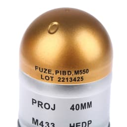1/2/3 pcs Shell Storage Box M433 HEDP 40mm Cartridge Dummy Grenade Model Collection Toy Mini Storage Case