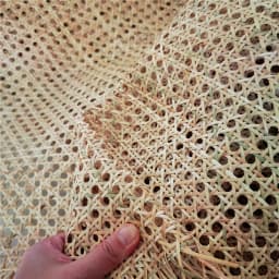Natural Real Indonesia Rattan Sheet Cane Webbing Roll Chair Table Furniture Repair Materials Deco