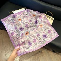 70*70cm Women's Square Silk Scarf Soft Satin Polka Dot Wrap Foulard Lady Neckerchief Bandannas Hair Skinny Tie Hijab Shawls