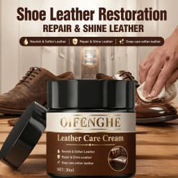 All-Purpose Leather Care Balm, Soften, Restore & Add Water-Resistant Shine