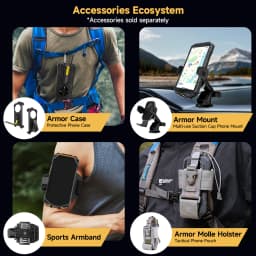 Ulefone Armor X32 Pro 5G Rugged Phone Android 15 Up to 16GB RAM 256GB ROM 25MP Night Vision 64MP Camera 5500mAh NFC Smartphone