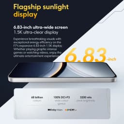 Global Version POCO F7 Smartphone 256GB 512GB Snapdragon® 8s Gen 4 6.83" 1.5K AMOLED Display 6500mAh lP68 NFC 90W Hyper Charge