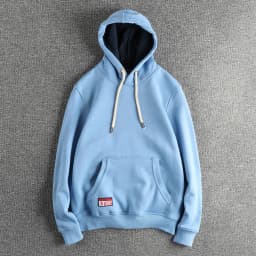 2024 Autumn And Winter New Basic Sweatshirts Men's Soild Color Hoodies High Quality Pullover Fashion Washed Casual Sportwear
