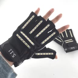 High Quality Gloves 6 Neon Light Colors For Choice Adult Decorative Mittens Performance Dance Costumes Gloves Glow In The Dark