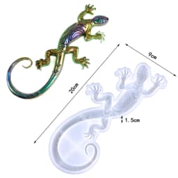 3D Lizard Silicone Molds DIY Handmade Home Art Decoration Ornament Epoxy Resin Mold Animal Frog Snail Making Plaster Mould