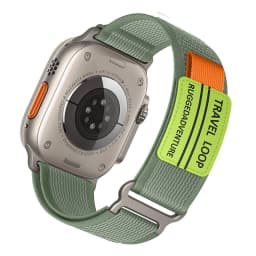 Trail loop for Apple watch ultra Band 49mm 44mm 40mm 45mm 41mm 38mm 42mm Nylon Leather bracelet iWatch series se 7 6 5 3 8 strap
