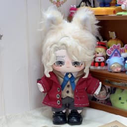 20cm Game Identity V Composer Frederick Kawaii Cosplay Soft Cotton Doll Body Cartoon Anime DIY Change Suit Toy Figures Fans Gift
