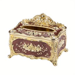 European Style Tissue Box, High-end Hotel Restaurant Napkin Extraction Box, Living Room Desktop Paper Extraction Storage Box